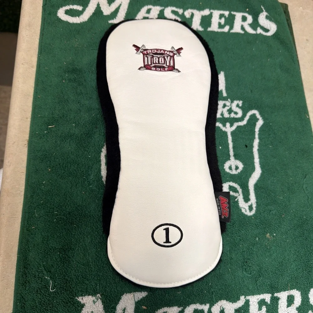 AM&E Driver Headcover Leatherette Fleece TROY TROJANS Golf